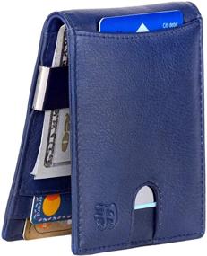 img 3 attached to 👔 Genuine Leather Men's Accessories: Premium FB Wallets, Card Cases & Money Organizers