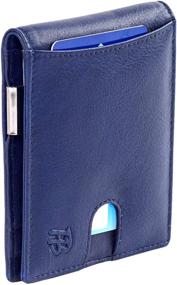 img 4 attached to 👔 Genuine Leather Men's Accessories: Premium FB Wallets, Card Cases & Money Organizers