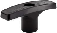 🚽 комплект замены рукоятки клапана отходов rv - замена рукоятки удлинительного стержня, черный логотип