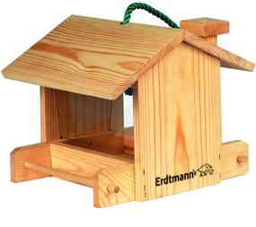 img 4 attached to 🌲 Erdtmanns Westerland Natural Wood Silo Seed Feeder