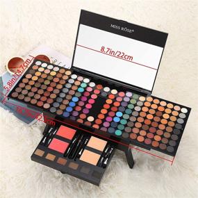 img 3 attached to 💄 All-in-One Makeup Gift Set: 190 Colors Cosmetic Palette with Eyeshadow, Blusher, Eyebrow Powder, Concealer, Eyeliner Pencil, Mirror – Perfect Makeup Kit Combination