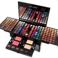 💄 all-in-one makeup gift set: 190 colors cosmetic palette with eyeshadow, blusher, eyebrow powder, concealer, eyeliner pencil, mirror – perfect makeup kit combination logo