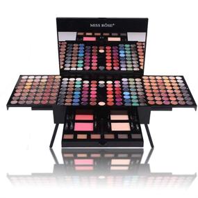 img 2 attached to 💄 All-in-One Makeup Gift Set: 190 Colors Cosmetic Palette with Eyeshadow, Blusher, Eyebrow Powder, Concealer, Eyeliner Pencil, Mirror – Perfect Makeup Kit Combination