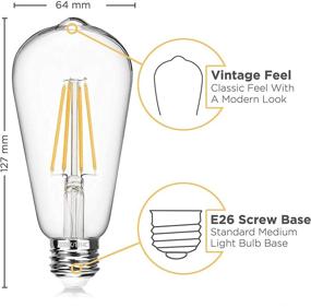 img 2 attached to 💡 Optimized Vintage LED Edison Light Bulbs