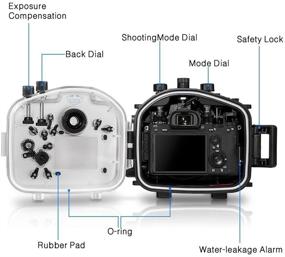 img 2 attached to 📸 Sea Frogs Underwater Camera Housing Case with Wide Angle Lens Kit - Sony A7 III A7R III 28-70mm Lens, 40M/130FT Waterproof