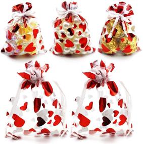 img 4 attached to Valentine Drawstring Packaging Valentines Festival