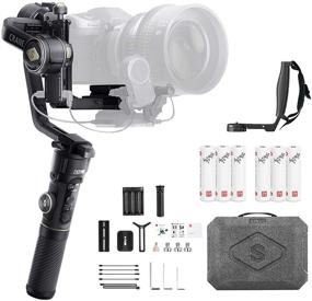 img 4 attached to 📷 Zhiyun Crane 2S Combo Crane2S with Grip: 3-Axis Handheld Gimbal Stabilizer for DSLR and Mirrorless Cameras (Sony, Nikon, Canon, BMPCC 6K Compatible) - Upgraded Version