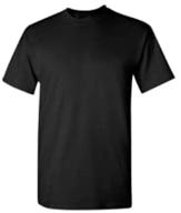 👕 gildan ultra cotton men's black medium clothing logo