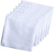 bonjour collection: fashionable mr. & mrs. solid cotton handkerchiefs logo