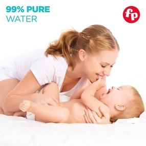 img 1 attached to 💧 Fisher-Price Baby Wipes - Unscented, Hypoallergenic, 99% Water Diaper Wipes - Ideal for Newborns & Sensitive Skin - 9x Resealable Packs (720 Total Wipes)
