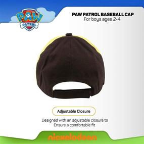 img 1 attached to 🐾 Get Your Little Paw Patrol Fan Ready with Nickelodeon's Boys Baseball Hat, Ages 2-4