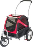 doggyride mini stroller rebel black logo
