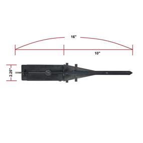 img 1 attached to 🚧 Durable Plastic Safety Queue Stanchion Barrier Set with 50 Feet of Flexibility