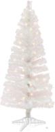 🎄 colorful white 4ft pre-lit artificial christmas tree - perfect for home party, wedding, holiday decor logo