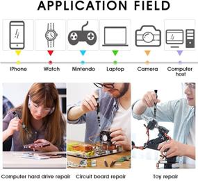 img 3 attached to 🔧 LIFEKITOOL Набор прецизионных отверток из 140 штук со 117 магнитными насадками - инструментарий для ремонта электроники для компьютера, ПК, MacBook, ноутбука, iPhone, Xbox, игровых консолей, Nintendo Switch, PS3, PS4.