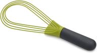 🌀 joseph joseph 10539 twist whisk: incredibly versatile gray/green kitchen tool logo