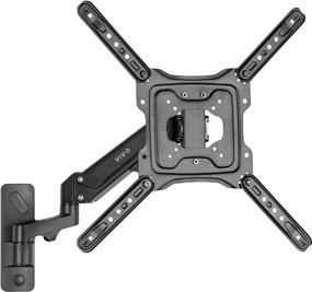 img 4 attached to 📺 VIVO Premium Aluminum Single TV Wall Mount: Adjustable Arm for 23-55 inch Screens, VESA 400x400 Compatibility