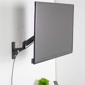 img 1 attached to 📺 Крепление на стену для телевизоров VIVO Premium из алюминия: регулируемое крепление для экранов от 23 до 55 дюймов, совместимость с VESA 400x400.