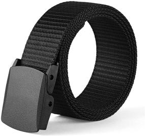img 4 attached to 👖 Tactical Military Adjustable Men's Belts: Sewarmary Breathable Accessories
