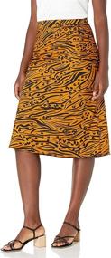 img 3 attached to BCBGeneration Womens Pull Skirt Bronze Women's Clothing
