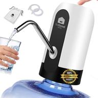 🚰 portable water dispenser 5 gallon bottle by sogood - includes carrying pouch and 2 hoses - automatic drinking water pump - bpa free - usb charging - ideal for outdoor or kitchen use logo