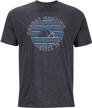 marmot purview t shirt charcoal heather men's clothing logo