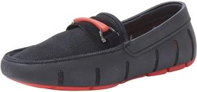 img 4 attached to Мужские темно-синие туфли SWIMS Sporty Bit Loafer - идеальные мокасины и скольжения.