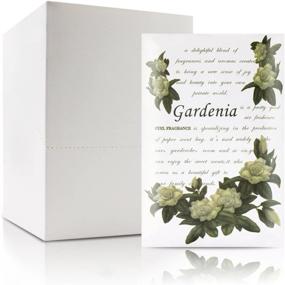 img 4 attached to 🌸 Gardenia Scented Sachet Bags for Drawers and Closets - 12-Pack Fragrance Pack