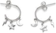 pura vida silver celestial earrings logo