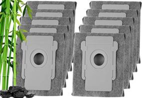 img 4 attached to 🧺 KGC 10 Pack Upgraded Activated Charcoal Bags: Compatible with iRobot Roomba i & s Series (All Models) - Automatic Dirt Disposal Bags