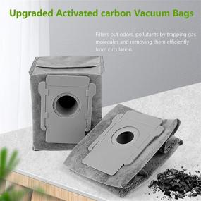 img 2 attached to 🧺 KGC 10 Pack Upgraded Activated Charcoal Bags: Compatible with iRobot Roomba i & s Series (All Models) - Automatic Dirt Disposal Bags