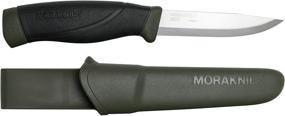 img 4 attached to Morakniv Companion Heavy Duty Knife - Sandvik Carbon Steel Blade, Military Green (M-12494): Durable and Versatile Tool for Outdoor Enthusiasts