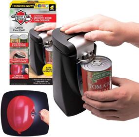 img 3 attached to BulbHead 14636 Safety Can Express - Effortless Electric Can Opener 9 Inch, Black - As Seen On TV