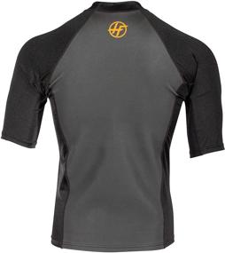 img 1 attached to 🌊 Advanced Hyperflex Wetsuits Men's Polyolefin 1.5mm 50/50 S/S Shirt: Superior Comfort and Flexibility