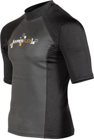 img 3 attached to 🌊 Advanced Hyperflex Wetsuits Men's Polyolefin 1.5mm 50/50 S/S Shirt: Superior Comfort and Flexibility