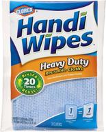 clorox handi wipes 🧽 heavy-duty reusable cloths, pack of 3 logo