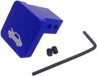 🔧 billet aluminum hood latch release handle cable repair kit for honda crv 1997-2006, element 2003-2011, ridgeline 2006-2014, civic 1996-2011 (blue) logo