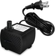 dive into efficiency with domica (80gph 4w) mini submersible water pump: perfect for ponds, aquariums, fish tanks, tabletop fountains, and more! логотип