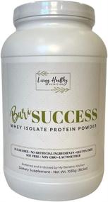 img 4 attached to BariSuccess Vanilla Whey Isolate Protein Powder - 30g Protein, 30 Servings 🥛 - Fat-Free, Sugar-Free, Gluten-Free, Soy-Free, Lactose-Free - Low Carb Bariatric Meal Replacement Protein