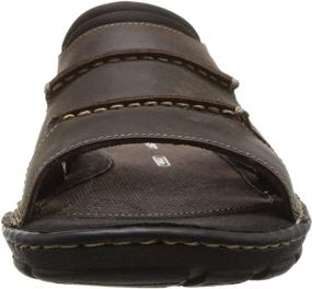 img 3 attached to 👞 Rockport Men's Leather Darwyn Athletic Slide Sandal Shoes