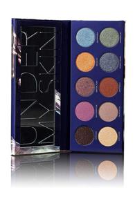 img 4 attached to 💄 Miss Fame Under My Skin Eyeshadow Palette: Vibrant Pigmented Glitter, Matte, and Metallic Highlighter Eye Makeup for Women, Men, Makeup Artists, and Drag Enthusiasts
