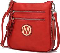 mia collection luciana crossbody bag women's handbags & wallets logo