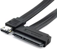 🔌 hdmihome 50cm dual power 12v and 5v esatap power esata usb 2.0 combo to 22pin sata cable for 2.5 3.5 hard disk drive: a reliable data transfer solution logo