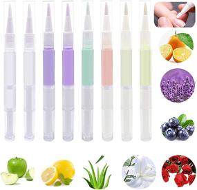 img 4 attached to 🌸 8-Pack Cuticle Oil Pens with Soft Brush - Revitalizing Nail Oil Treatment for Moisturized and Healthy Nails - Manicure Repair and Nourish Cuticles - 8 Refreshing Fruity Scents Included