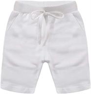 ding dong toddler summer shorts（white logo