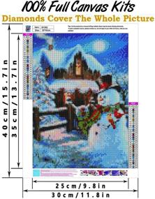 img 3 attached to Christmas Diamond Painting Embroidery Claus 14X12In