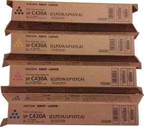 img 1 attached to 🖨️ Ricoh AFICIO SP C430A C430DN Toner Bundle Set - High Yield 821105, 821106, 821107, 821108, BCYM - Sealed Retail Packaging