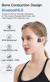 img 3 attached to Проводные наушники Bluetooth, легкие и влагозащищенные, для наушников в ухе