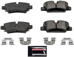 img 1 attached to 🔥 Enhance Your Braking Performance with Power Stop Z23-1800 Z23 Evolution Sport Carbon Fiber Infused Ceramic Brake Pad