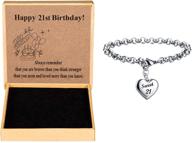 💖 irresistible heart-shaped bracelet: the perfect birthday gift for women and girls logo